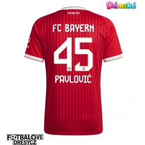 Bayern Munich Aleksandar Pavlovic #45 Dámské Domácí Dres 2026-27 Krátký Rukáv Bayern Munich Aleksandar Pavlovic #45 Dámské Domácí Dres 2026-27 Krátký Rukáv